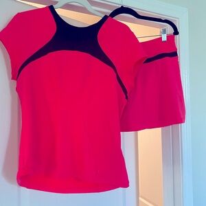 FILA women’s tennis top and skirt